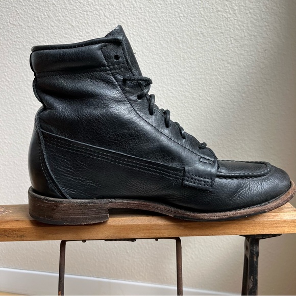 Walkover Vintage Brand, Leather Ankle Boot, made in the USA Black, Men's size 9 - Picture 5 of 14